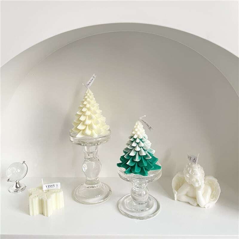 CANDLE 】クリスマスツリーOR雪花形キャンドル | seven nights