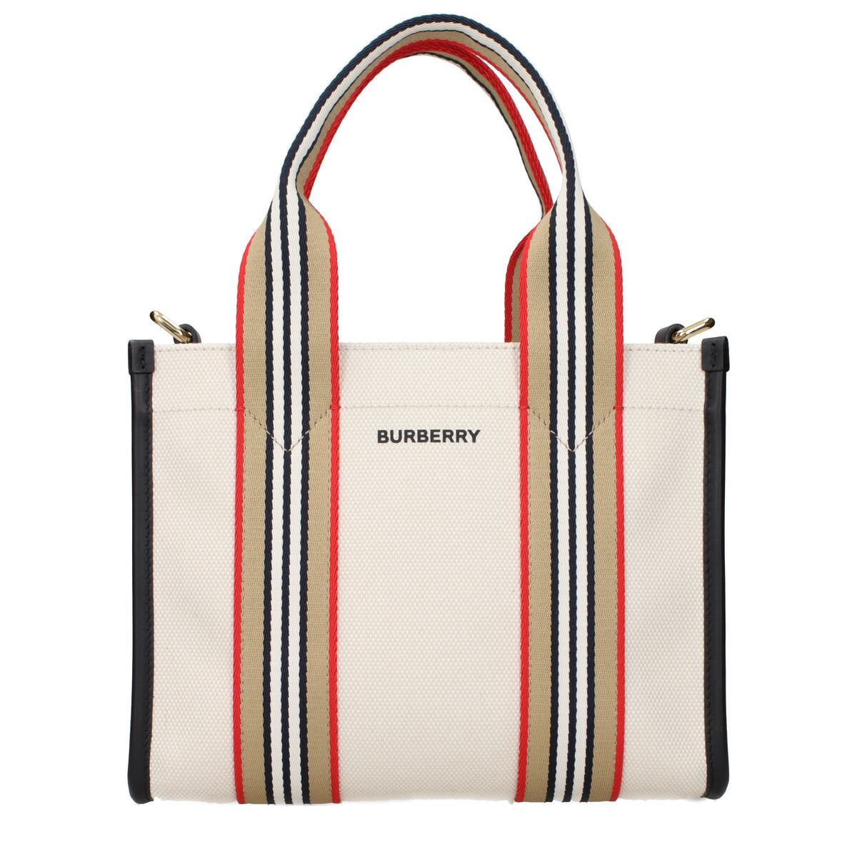 BURBERRY バーバリー レディース ハンドバッグ ファブリック ベージュ