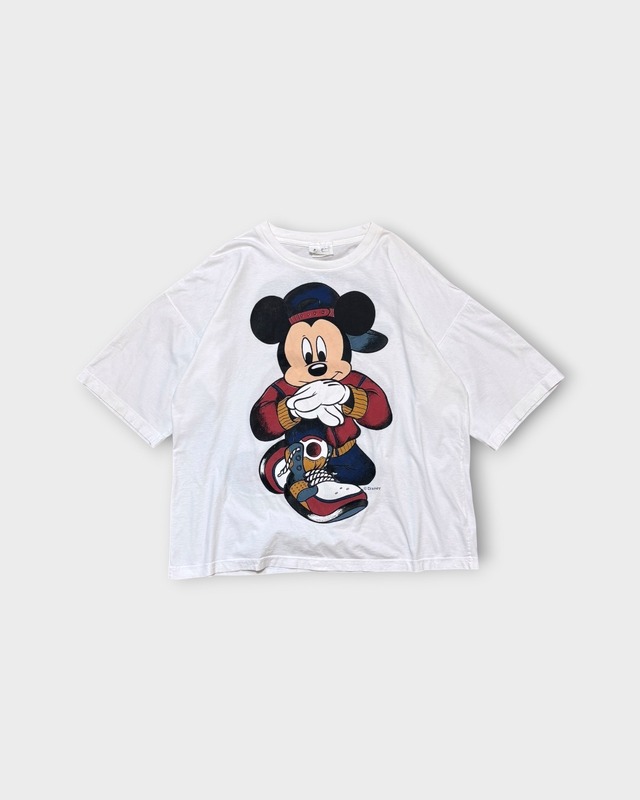 【Used】2000’s “Disney” Mickey Mouse Front & Back Print T-Shirt
