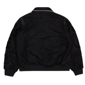 VALABASAS "WILD BUNCH" BLACK LETTERMAN JACKET