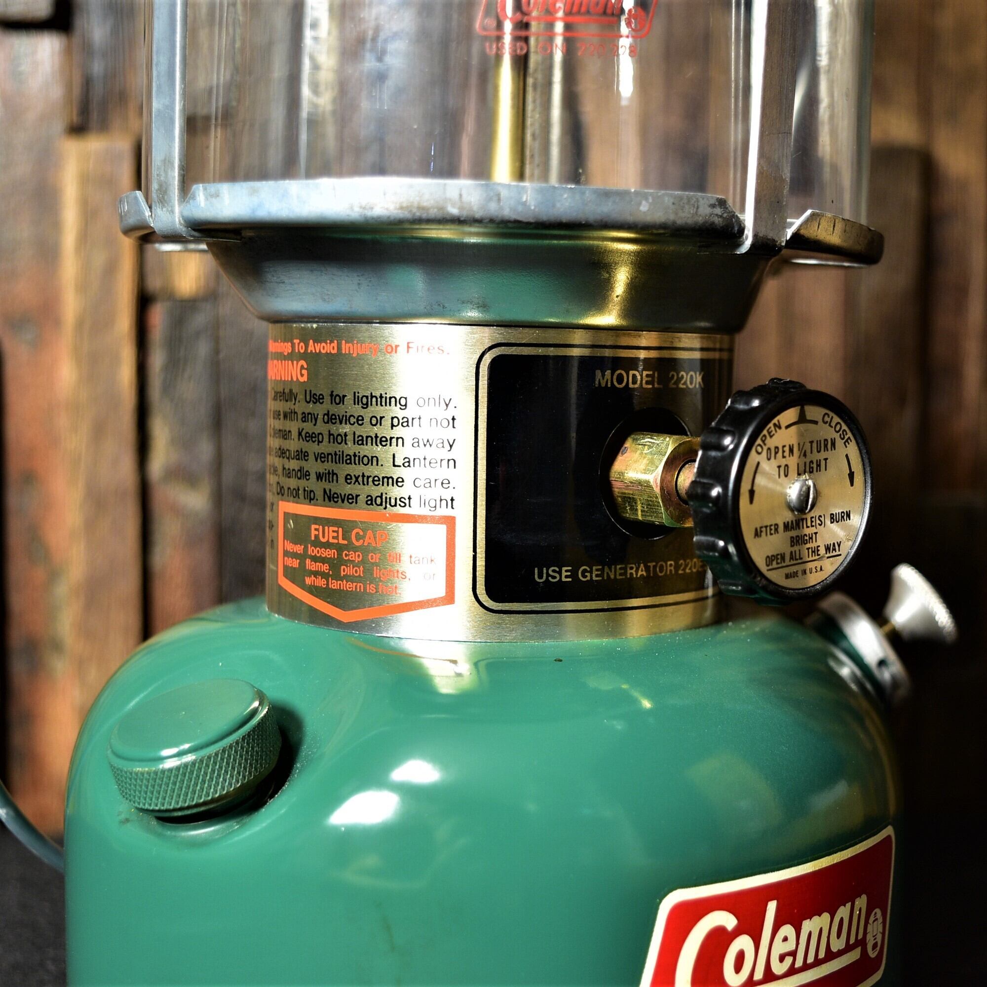 コールマン 220K 1981年11月製造 ツーマントル ビンテージ COLEMAN