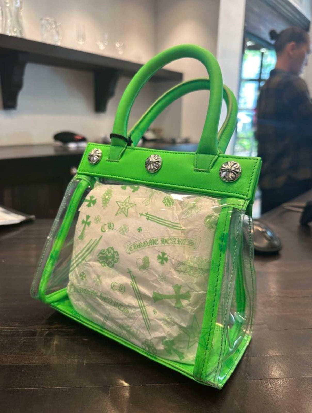 CHROME HEARTS クロムハーツ DREW MINI バッグ グリーン