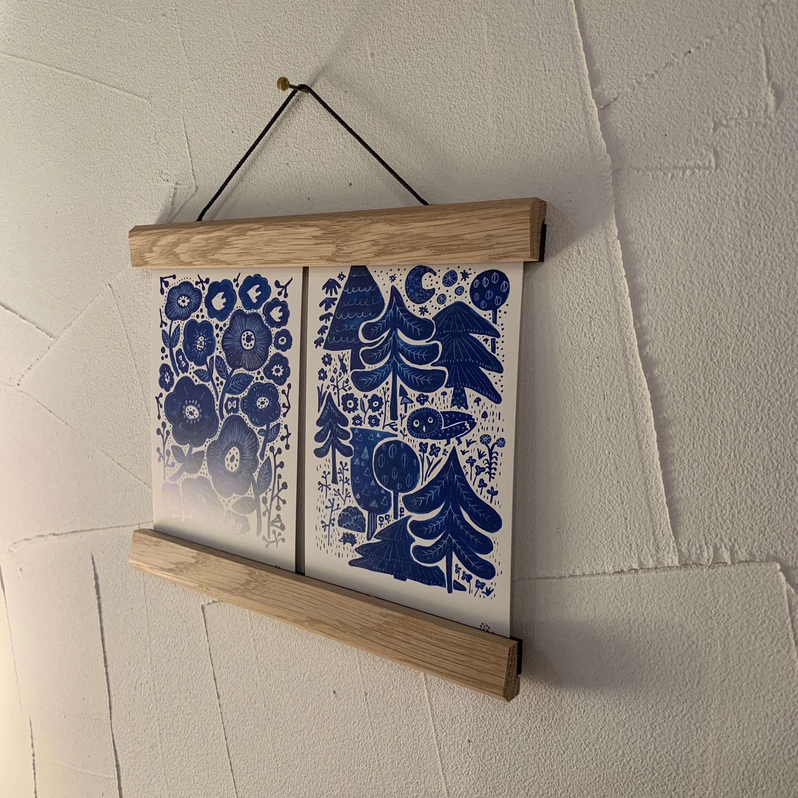 Creamore Mill（クレモアミル）oak poster hanger・tiny （イギリス製