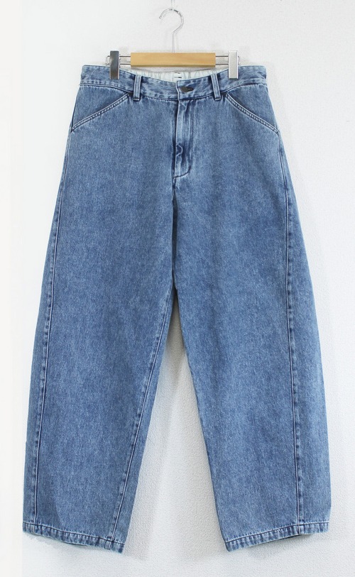 【9月上旬入荷予定】Curve Denim Pants　Blue
