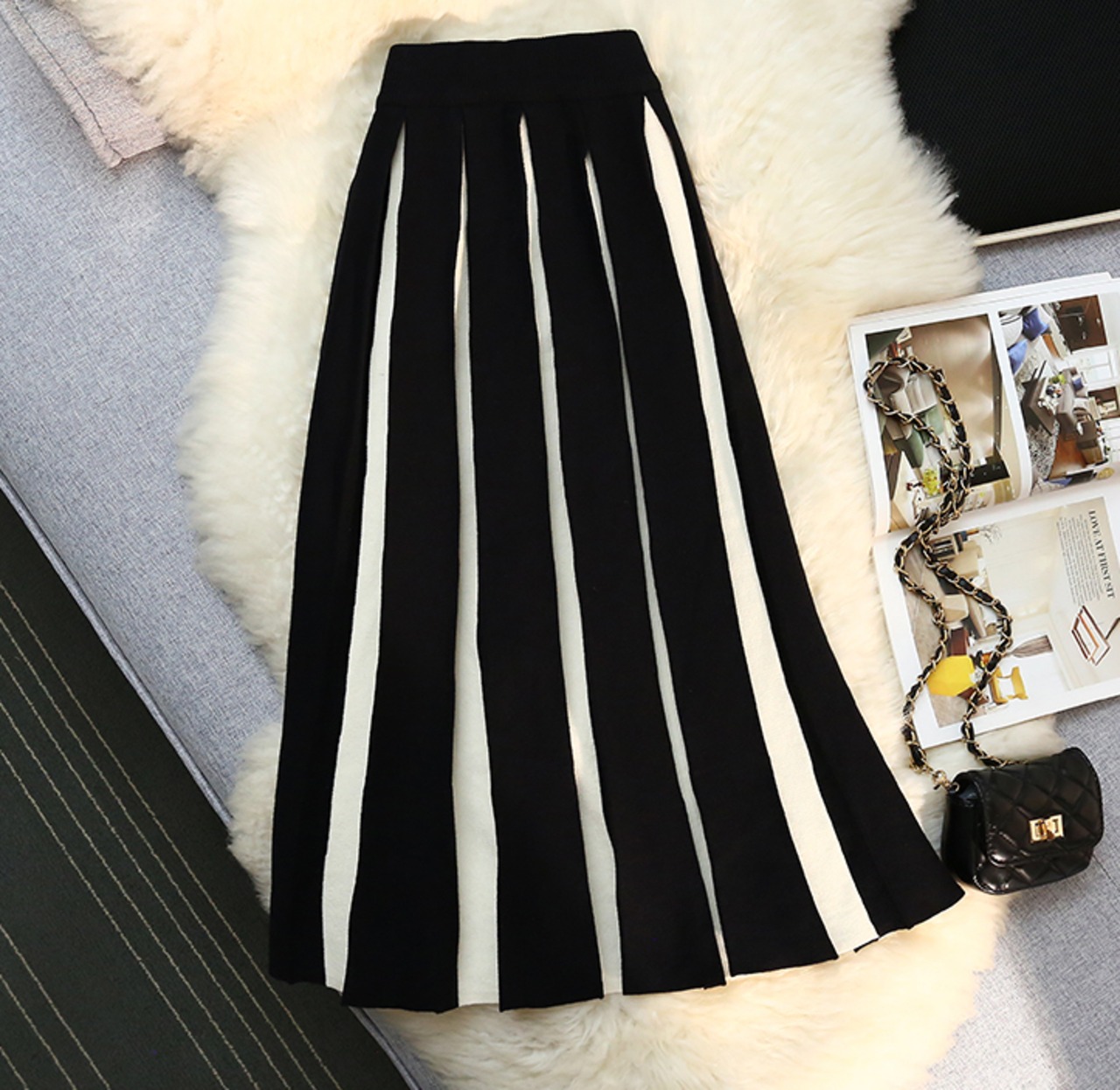 瞬間めくらまし魔法〜ニットストライプスカート〜　M22696