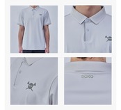 GOXO ゴーエックスオー クールフィットシャツトップ グレー