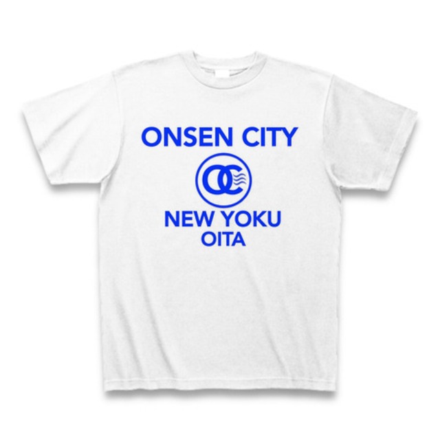 ONSEN CITY Oita Tシャツ WHT×BLUE