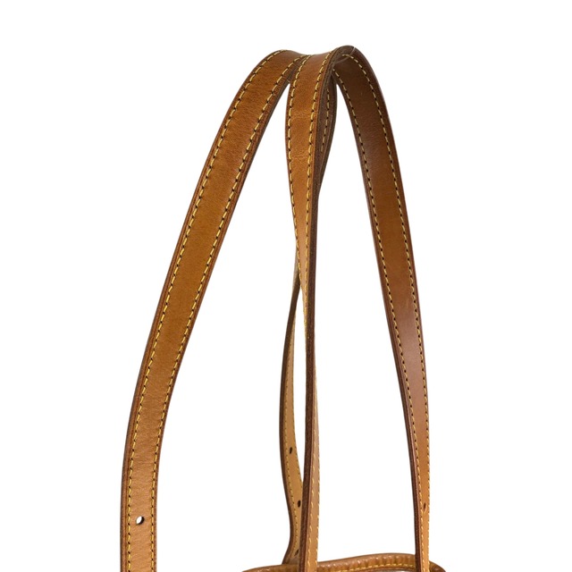 LOUIS VUITTON ルイヴィトン モノグラム ハンドバッグ ブラウン PVC レザー プチバケット M42238 vintage ヴィンテージ オールド wxysxm