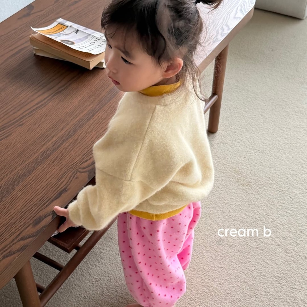韓国子供服 / 26winter / cream bbang / ポンポンジョガーパンツ / キッズ / 冬服 *XXS~XL*