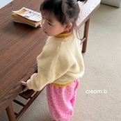 韓国子供服 / 26winter / cream bbang / ポンポンジョガーパンツ / キッズ / 冬服 *XXS~XL*