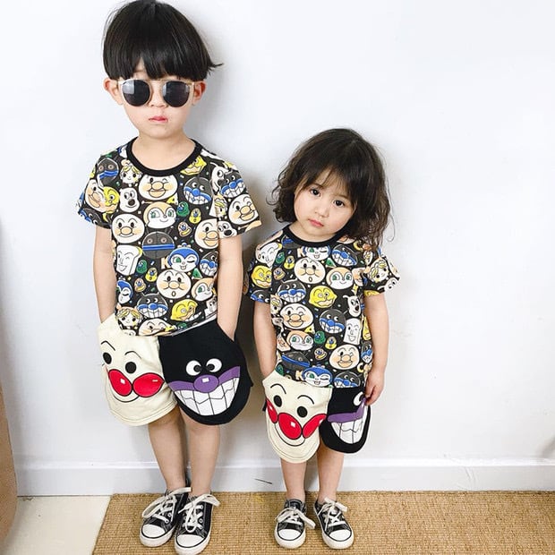 最大 Offクーポン 半袖tシャツ ハーフパンツ ミッキー アンパンマン 90 まとめて Www iwearparts Com