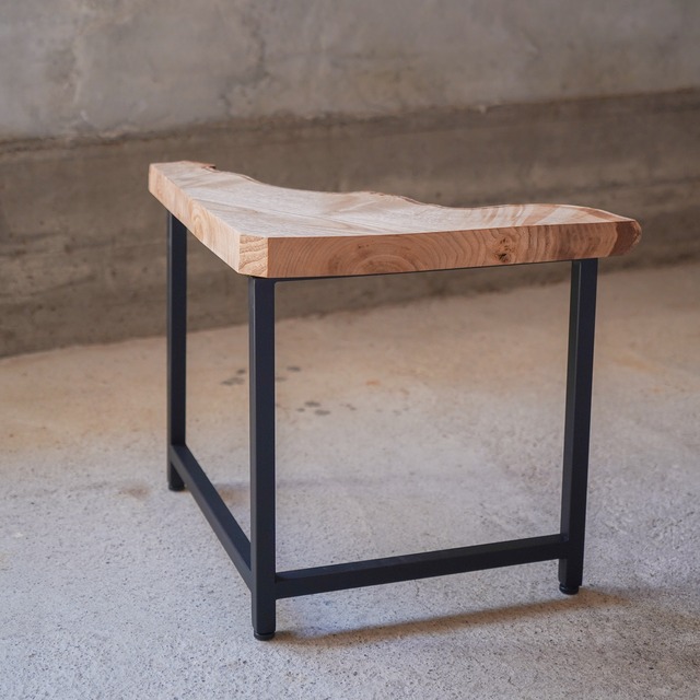 栗のコンソールテーブル　コーナー用