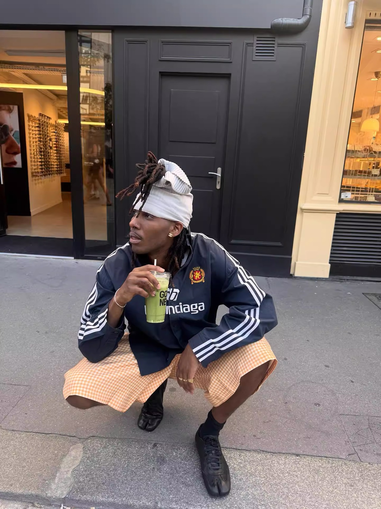 6CRAYON Waxed Leather Training Shoes