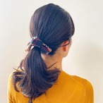 ツイードタイヘアゴム