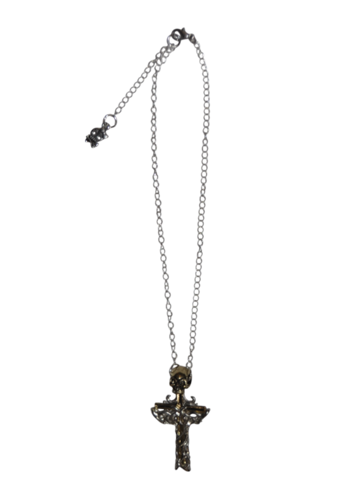 NETSU – scull cross necklace