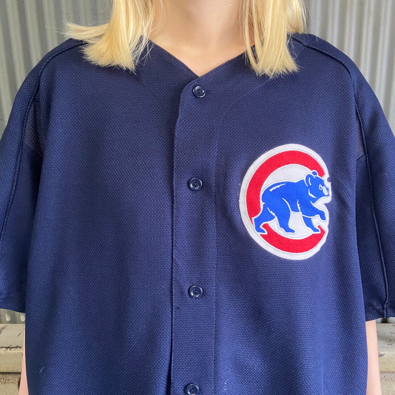MLB シカゴ・カブス CHICAGO CUBS ベースボールシャツ メンズXL MLB シカゴ・カブス CHICAGO CUBS ベースボールシャツ メンズXL