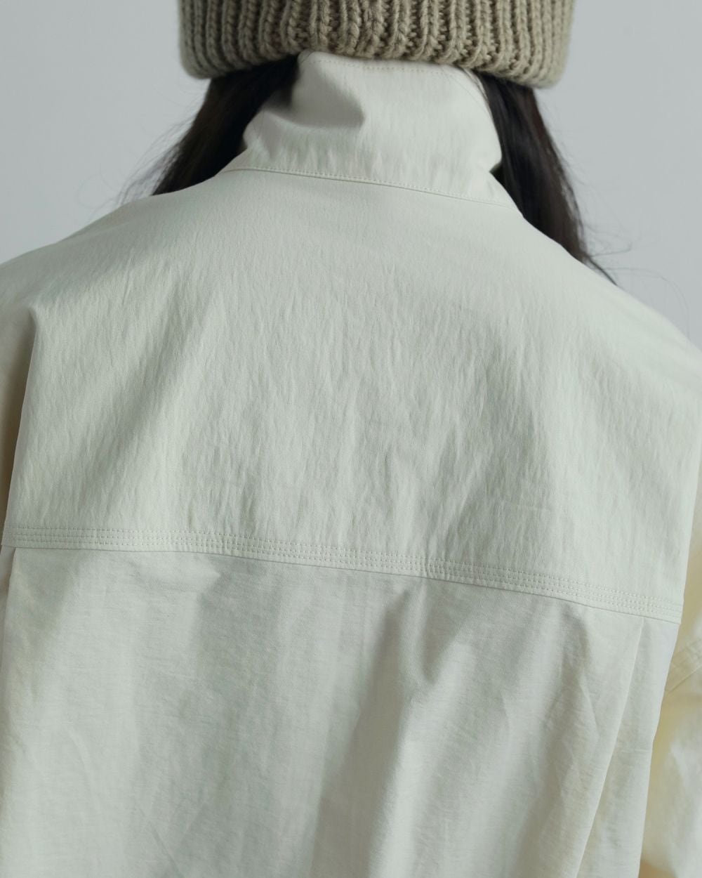 anuke 】Pocket Standcollar Shirts | valance 福井｜レディース