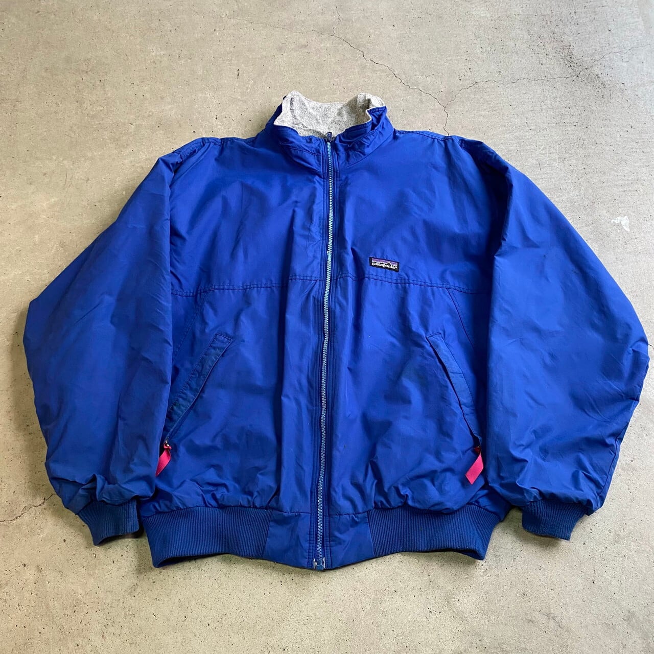 USA製 90年代 ビンテージ 三角タグ Rマークタグ Patagonia パタゴニア シェルドシンチラジャケット フリースライナー  ナイロンジャケット メンズL 古着 90s ヴィンテージ 99年製 ブルー 青色【アウトドアジャケット】 | cave 古着屋【公式】古着通販サイト