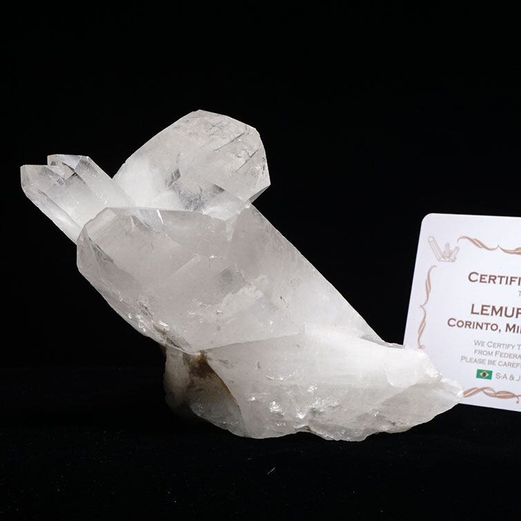 水晶 クラスター ブラジル ミナスジェライス州 コリント産 レムリアンシード クォーツインクォーツ 証明書付属 一点物 282-261