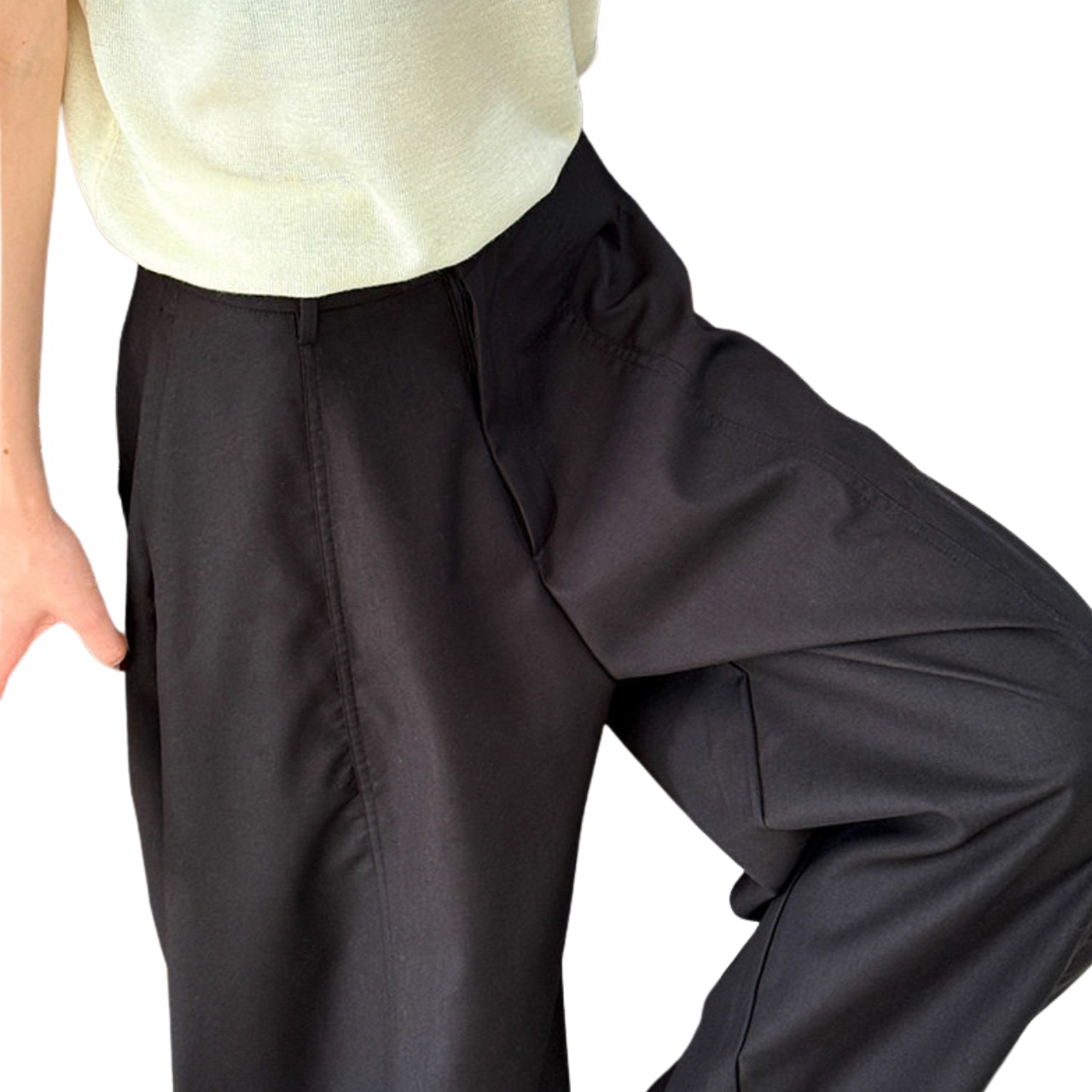 フルレングス ワイドシルエット パンツ 　全3色　 00066