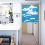 【受注生産】 のれん  わたぐも  幅85ｘ丈 90cm