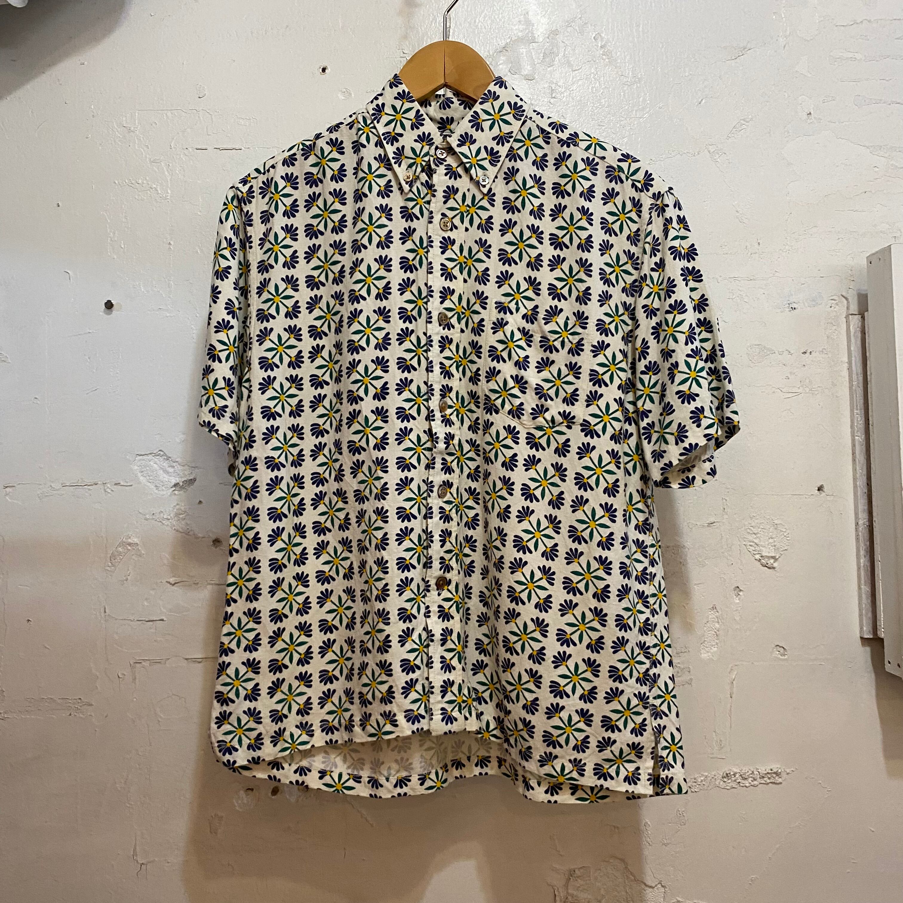 ☆90s USA製Five Crown アロハシャツ シガー 灰皿 総柄 L ☆90s USA製Five Crown アロハシャツ シガー 灰皿 総柄 L