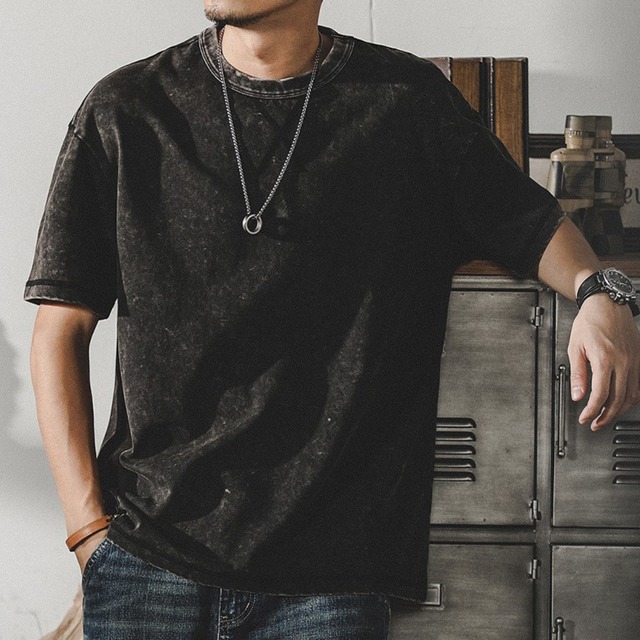 Vintage wash t shirt ( 3color )