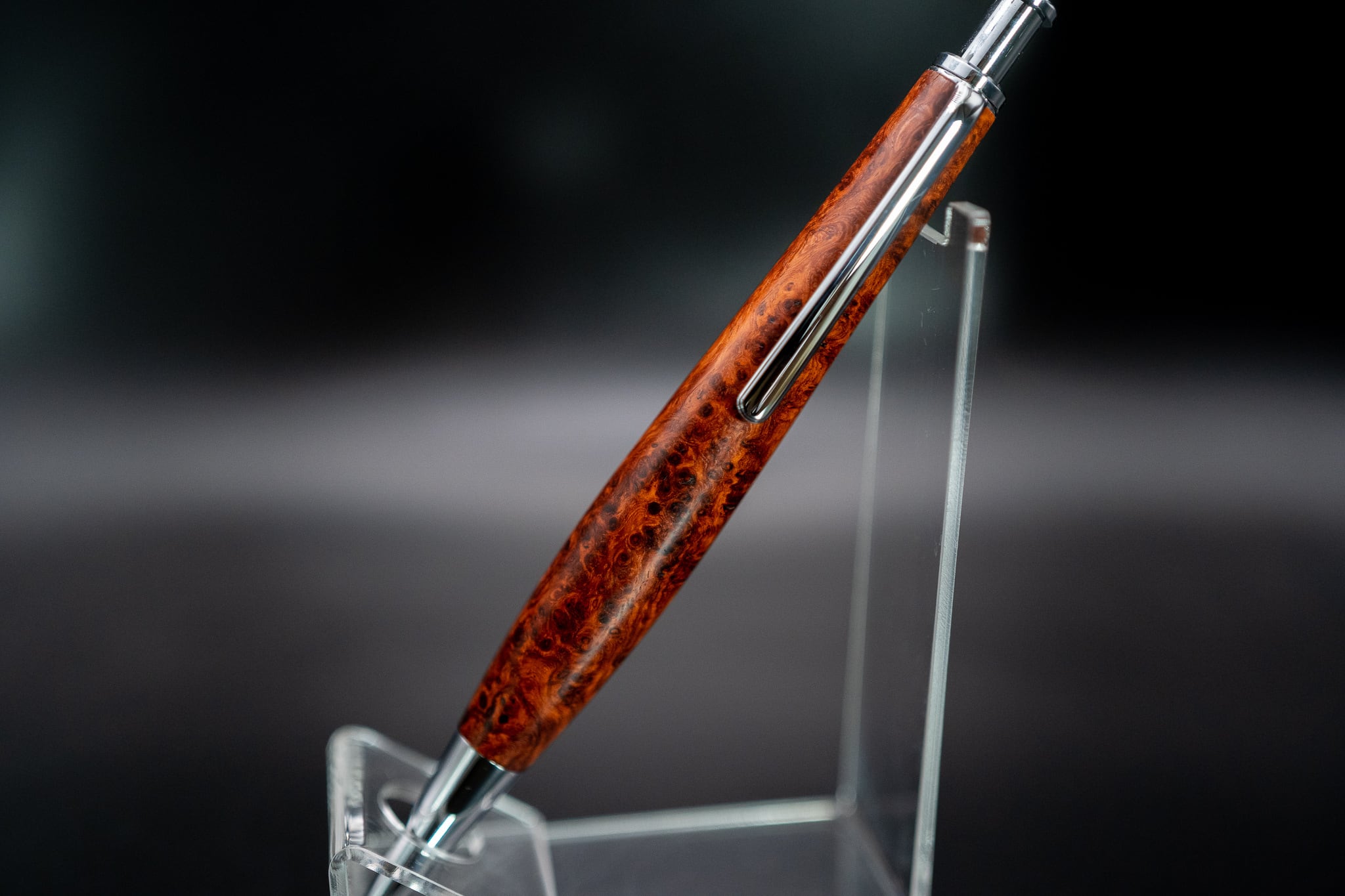 朱色の銘木】 本花瘤杢 本花梨紅白 極上 受注生産品 | 木軸ペン 朱色の銘木】 本花瘤杢 本花梨紅白 極上 受注生産品 | 木軸ペン