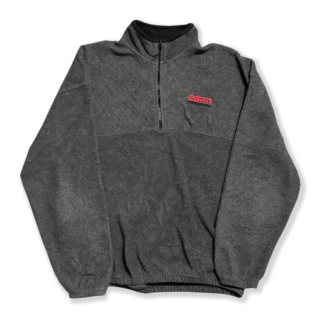 ESPN Embroidered Logo Half-Zip Fleece. ESPN