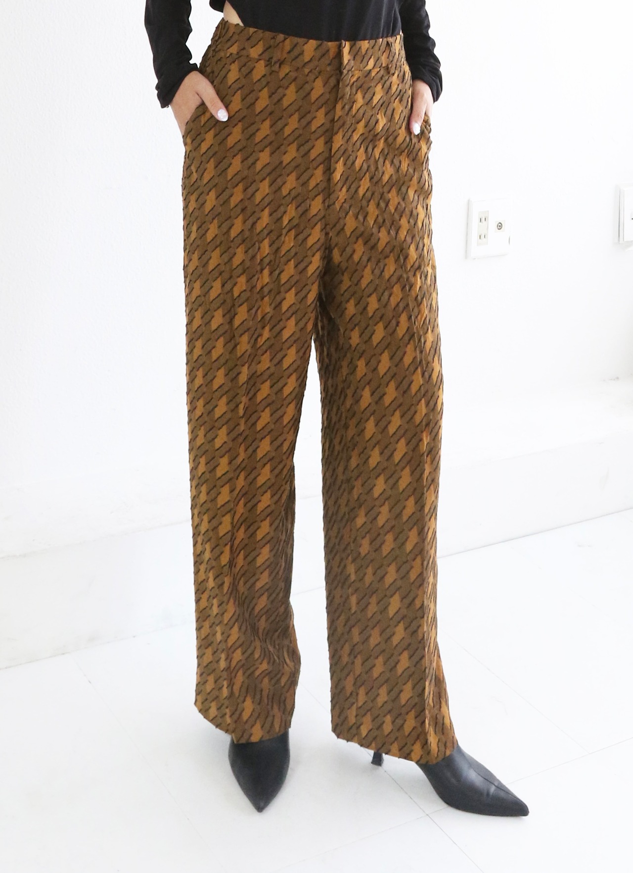 【Dazzle】ジャガードパンツ