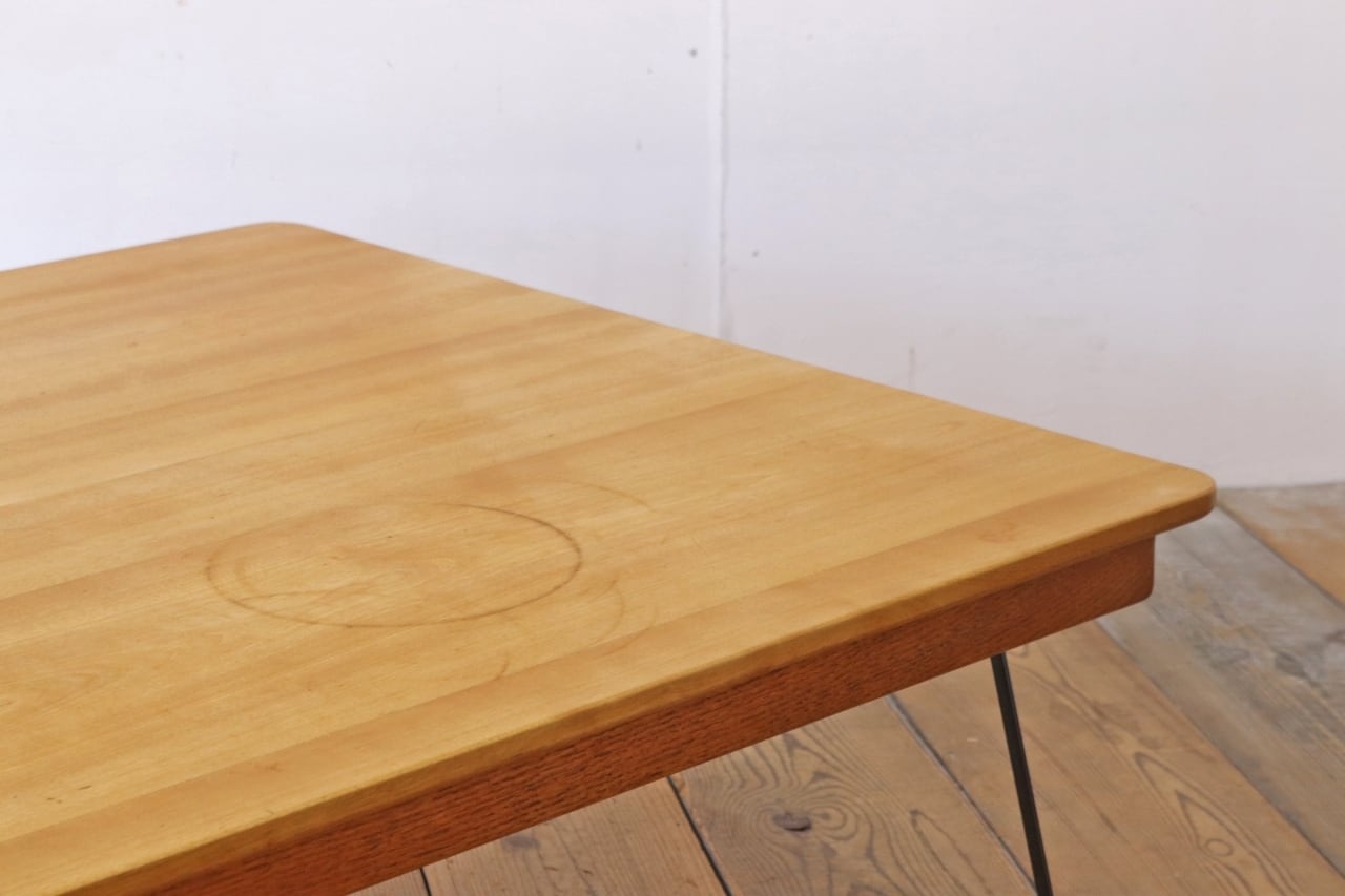 木製 折りたたみ ちゃぶ台 ローテーブル 座卓 オーク無垢材 ローテーブル 正方形 座卓 ちゃぶ台 机 折りたたみ