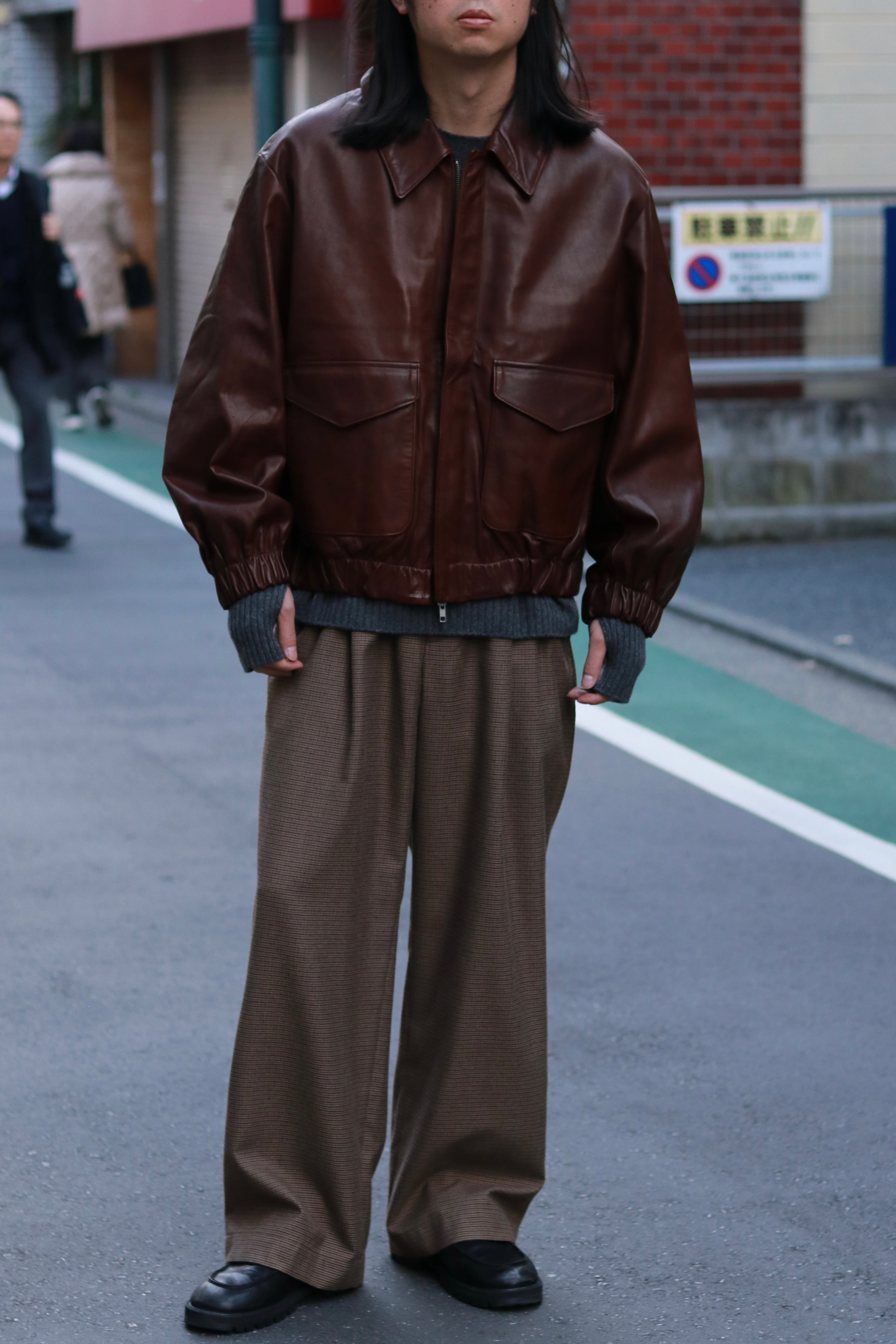 superNova. Leather flight jacket - Horsehide/Brown | novastore