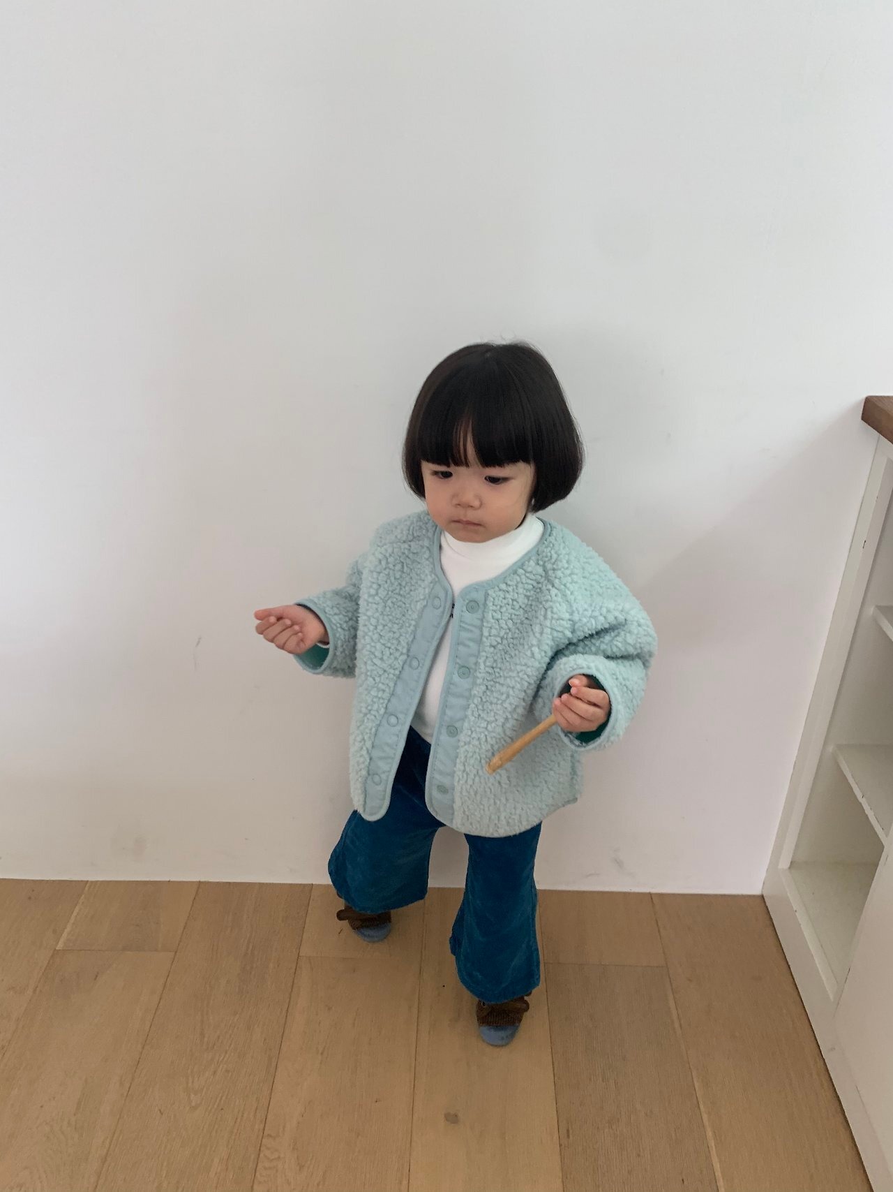 ペッパー / PEPPER / プードルボアジャンパー / 韓国子供服 / キッズ / 26winter〖取寄〗*XS~XL*