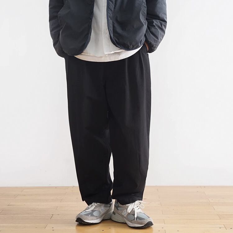 ★PLAIN RETRO CASUAL WIDE LEG PANTS　　　A0726