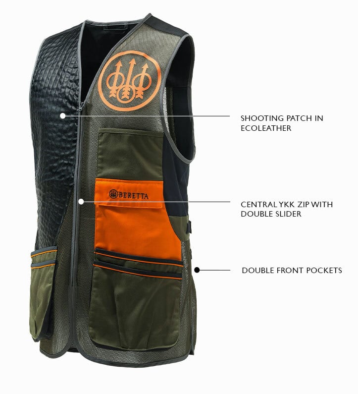 ベレッタ スポーティング EVO ベスト（グリーン）/Beretta Sporting EVO Vest - Green | Crazy  Shooter Online Store powered by BASE