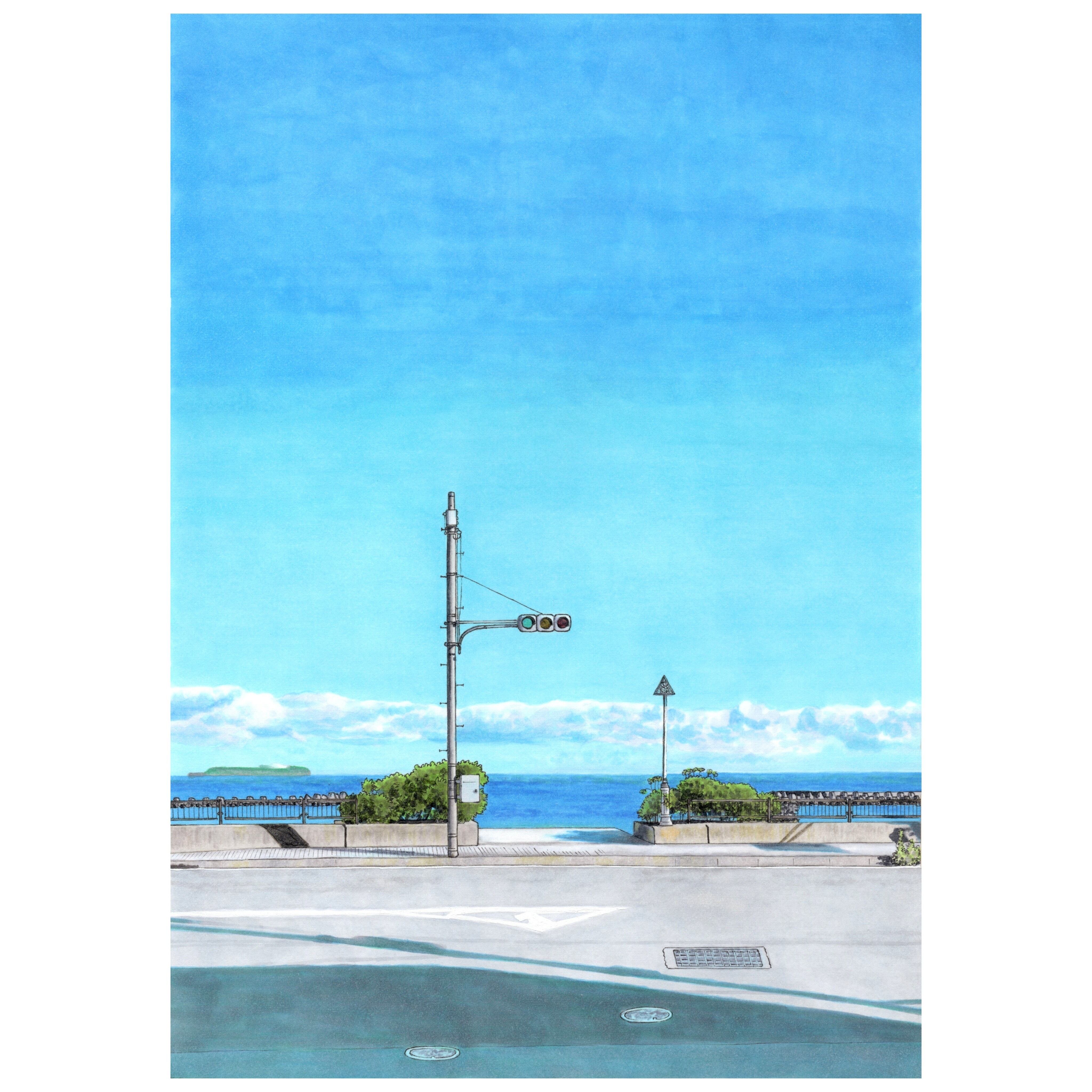 プリント版「海沿いを歩く親子」 | FUJIMORIAI ONLINE SHOP