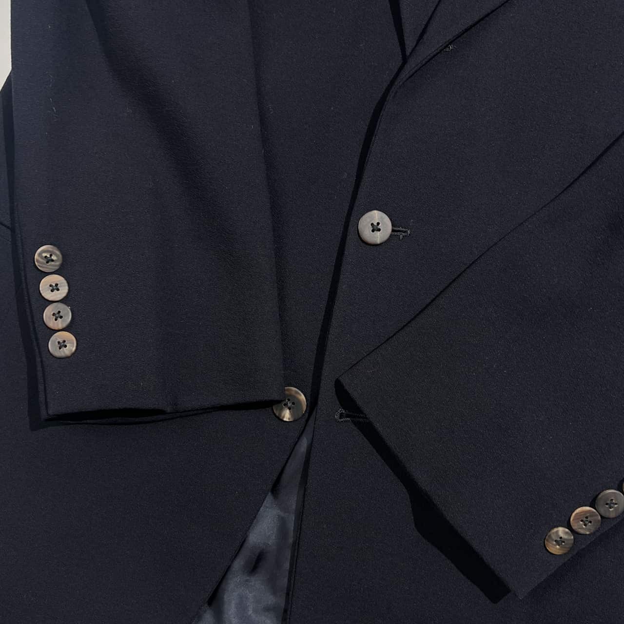 USA製 DONNA KARAN NEW YORK COUTURE ダナキャラン テーラードジャケット /ブラック系 メンズ アメリカ製