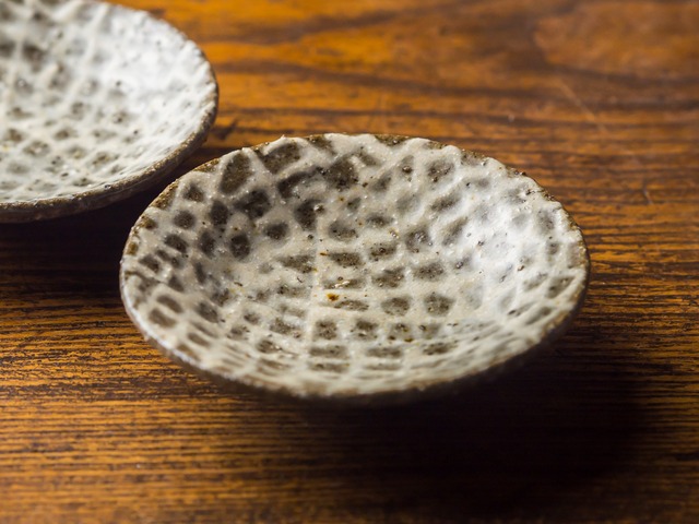 3寸豆皿 氷裂文様（薬味皿・小皿）／西川真衣