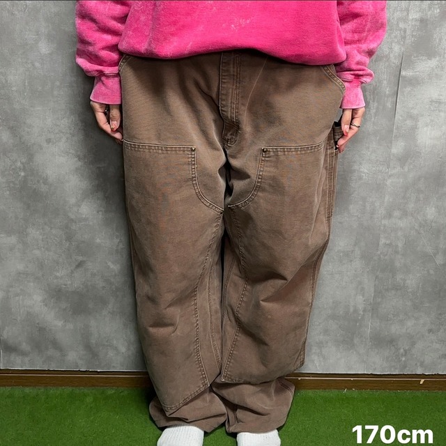 【W40×L36】Carhartt   ペインターパンツ　革パッチ