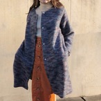 人気シリーズ ノーカラーコート｜ブルー｜サムネイル3