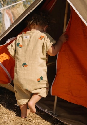 【予約】Studio Boheme Paris ROMPER BEBECITO STARSH WATERMELON