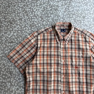 STUSSY / 90’s usa製 check ss shirt size XL
