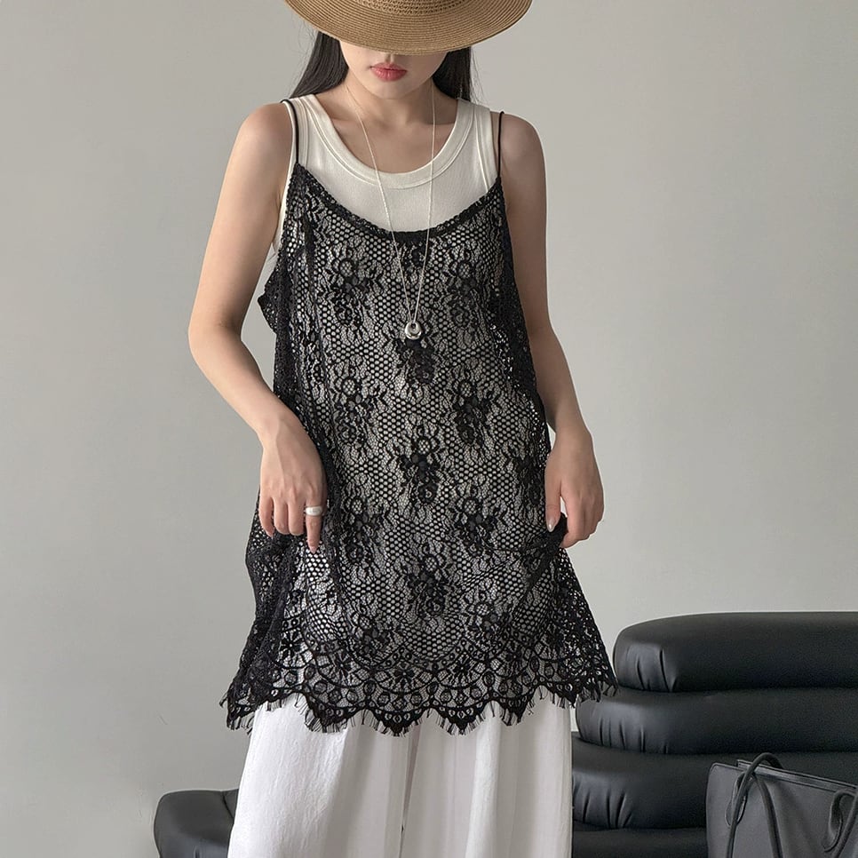 sheer lace camisole 14619