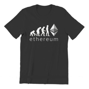 Tシャツ（evolution）　ETH　Ethereum　　ETH01-002