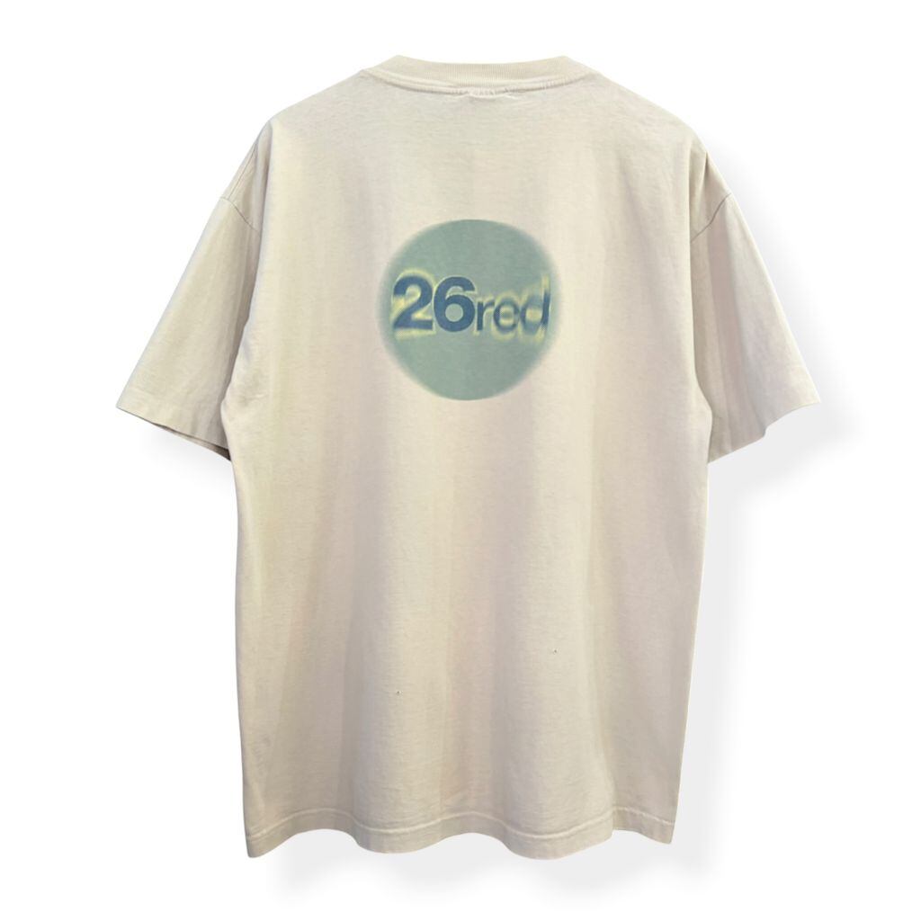 90s usa製 26RED 両面プリント Tシャツ 90's 26red 両面プリントTシャツ Made in USA シングルステッチ Print