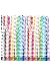 [YFFSFDC] ボールチェーン 100本セットマルチカラー キーチェーン チェーンキーホルダー 120mm キーホルダー ハンドメイド 手作素材 DIYチェーン アクセサリーパーツ