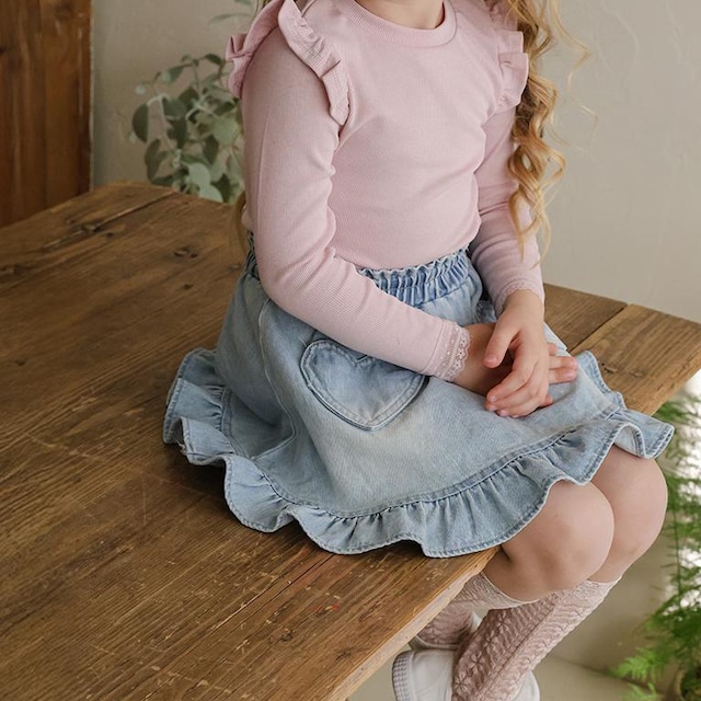 «予約»«puella flo» ジョアデニムスカート 2colors