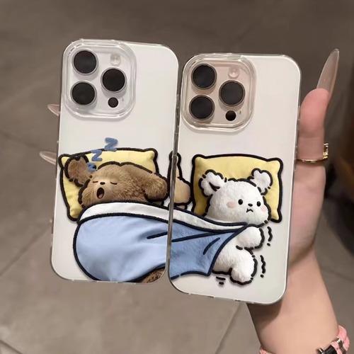 アニマル iPhone17 Pro Maxケース 韓国風 イラスト iPhone17 Proケース 犬 ペアデザイン iPhone16 15 14 13Pro保護ケース カップル おそろい キャラクター ソフトケース 耐衝撃 レディース メンズ おしゃれ 人気 プレゼント