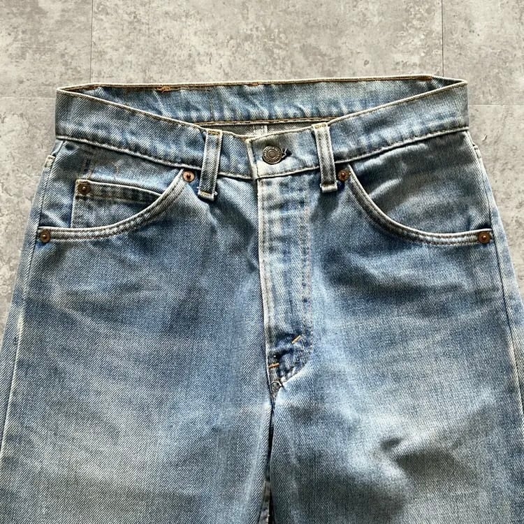 80s】US.Levis リーバイス 42TALONジッパー 42タロンジップー ボタン裏