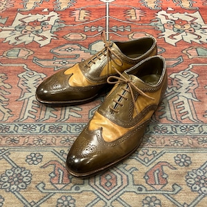 EDWARD GREEN COMBINATION WING TIP SHOES《7 D》